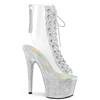 Pleaser - BEJEWELED1016C27 Bottes de plateforme, Pole dance chaussures - Transparent Product image